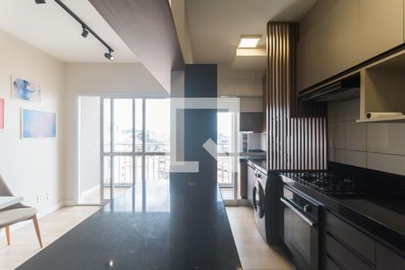 Sala/Cozinha de apartamento para alugar com 3 quartos, 67m² em Mogi Moderno, Mogi das Cruzes
