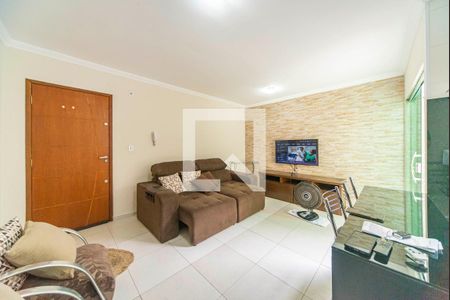Sala de apartamento à venda com 3 quartos, 68m² em Vila Humaita, Santo André