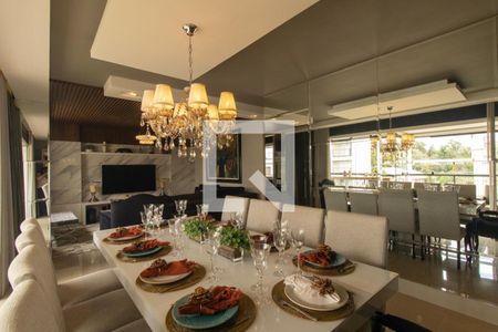Sala de Jantar de apartamento para alugar com 3 quartos, 164m² em Mossunguê, Curitiba