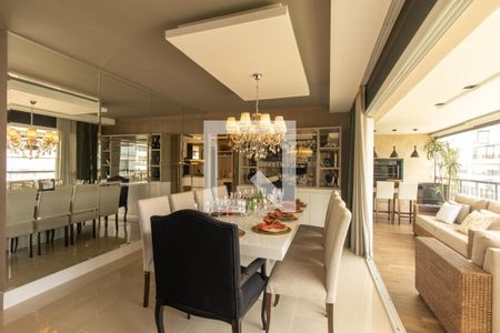 Sala de Jantar de apartamento para alugar com 3 quartos, 164m² em Mossunguê, Curitiba