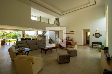 Sala de casa de condomínio para alugar com 5 quartos, 660m² em São Paulo Ii, Cotia