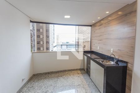 Sala de apartamento à venda com 3 quartos, 105m² em Santo Agostinho, Belo Horizonte