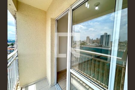 Varanda da Sala de apartamento para alugar com 2 quartos, 65m² em Vila das Palmeiras, Guarulhos