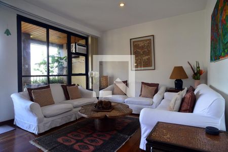 Sala de apartamento para alugar com 3 quartos, 139m² em Barra da Tijuca, Rio de Janeiro