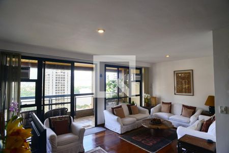 Sala de apartamento para alugar com 3 quartos, 139m² em Barra da Tijuca, Rio de Janeiro