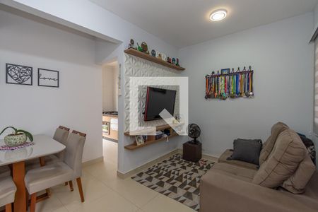 Sala de Estar/Jantar de casa de condomínio para alugar com 2 quartos, 83m² em Chácara Recreio Alvorada, Sumaré