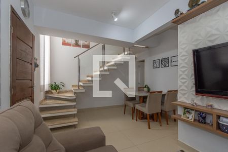 Sala de Estar/Jantar de casa de condomínio para alugar com 2 quartos, 83m² em Chácara Recreio Alvorada, Sumaré