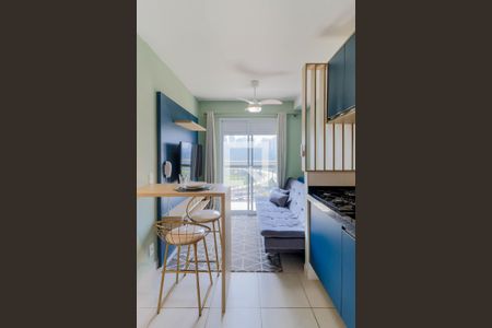 Sala de apartamento para alugar com 1 quarto, 26m² em Jardim Caravelas, São Paulo