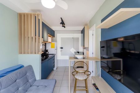 Sala de apartamento para alugar com 1 quarto, 26m² em Jardim Caravelas, São Paulo