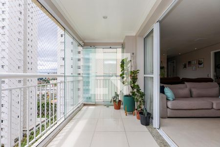 Varanda da Sala de apartamento à venda com 3 quartos, 126m² em Vila Sonia do Taboao, Taboão da Serra
