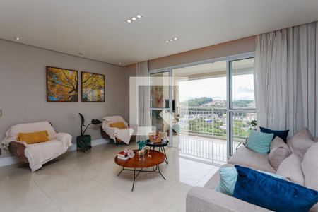 Sala de apartamento à venda com 3 quartos, 126m² em Vila Sonia do Taboao, Taboão da Serra