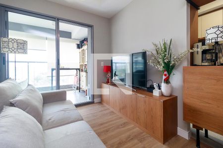 Sala de apartamento para alugar com 2 quartos, 66m² em Santo Amaro, São Paulo