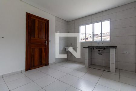 Sala, Cozinha e área de serviço de casa para alugar com 1 quarto, 30m² em Vila Euthalia, São Paulo