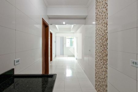 Cozinha de casa de condomínio para alugar com 2 quartos, 45m² em Princesa, Praia Grande