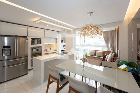 Sala de Jantar de apartamento para alugar com 3 quartos, 87m² em Vila da Serra, Nova Lima