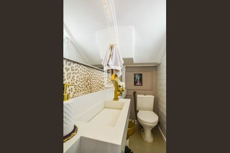 Lavabo de casa de condomínio à venda com 4 quartos, 121m² em Utinga, Santo André