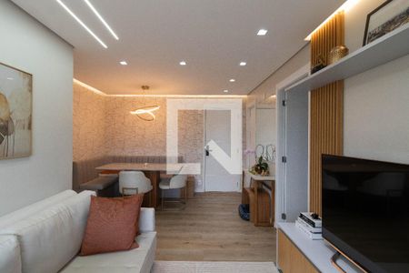 Sala de apartamento à venda com 3 quartos, 90m² em Parque Industrial Tomas Edson, São Paulo