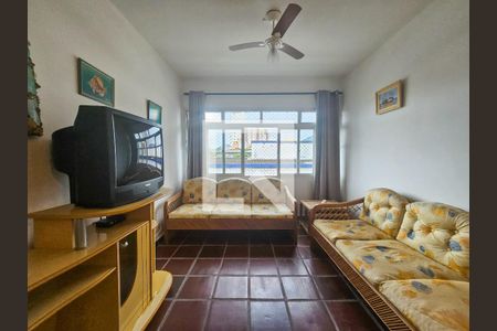 Sala de apartamento para alugar com 2 quartos, 75m² em Jardim Ana Maria, Guarujá