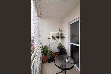Varanda da Sala de apartamento à venda com 2 quartos, 57m² em Vila Sao Paulo, Guarulhos