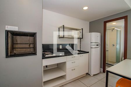 Cozinha e Área de Serviço de kitnet/studio para alugar com 1 quarto, 30m² em Bom Fim, Porto Alegre