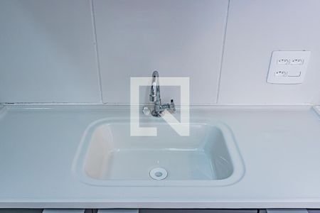 Sala, cozinha e área de serviço de apartamento para alugar com 2 quartos, 35m² em Jardim Pereira Leite, São Paulo