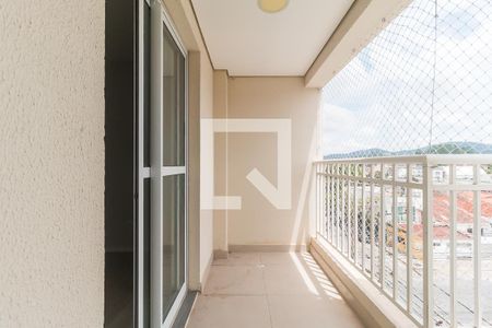 Varanda da Sala de apartamento para alugar com 3 quartos, 68m² em Vila Mogilar, Mogi das Cruzes