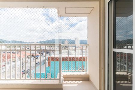 Varanda da Sala de apartamento para alugar com 3 quartos, 68m² em Vila Mogilar, Mogi das Cruzes