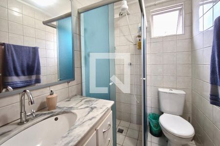 Banheiro Suíte de apartamento à venda com 3 quartos, 50m² em Vila Anhanguera, Campinas