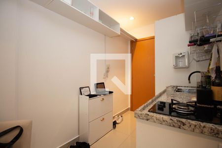 Cozinha e Área de Serviço de kitnet/studio para alugar com 1 quarto, 30m² em Setor Noroeste, Brasília