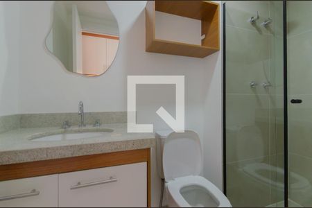 Banheiro de kitnet/studio para alugar com 1 quarto, 25m² em Ipiranga, São Paulo