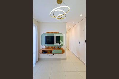 Sala de apartamento para alugar com 1 quarto, 38m² em Boqueirão, Praia Grande