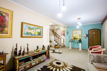 Sala de casa à venda com 4 quartos, 425m² em Cidade São Jorge, Santo André