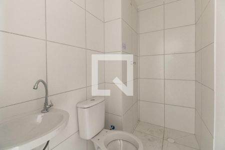 Banheiro de kitnet/studio para alugar com 1 quarto, 24m² em Tatuapé, São Paulo