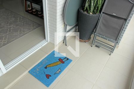 Varanda da Sala de apartamento para alugar com 2 quartos, 59m² em Vila Matias, Santos