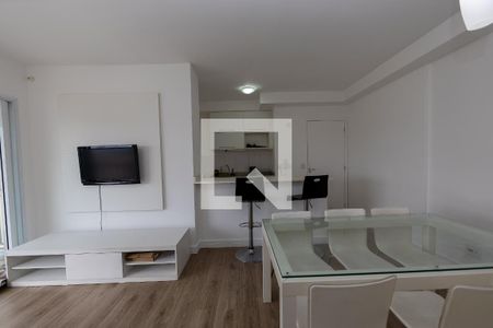 Sala_Cozinha de kitnet/studio para alugar com 1 quarto, 50m² em Alphaville Conde Ii, Barueri