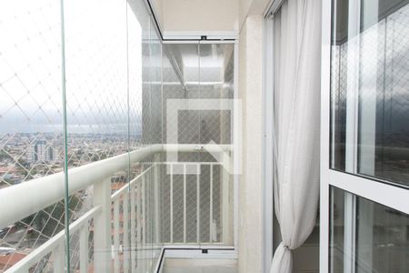 Varanda da Sala de apartamento para alugar com 2 quartos, 45m² em Vila Curuçá, São Paulo