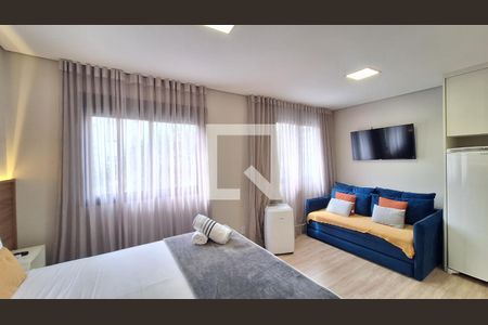 Sala/Quarto/Cozinha de kitnet/studio para alugar com 1 quarto, 25m² em Pompeia, São Paulo