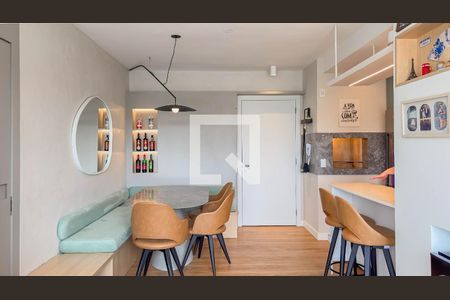 Sala de jantar de apartamento à venda com 2 quartos, 60m² em Jardim do Salso, Porto Alegre