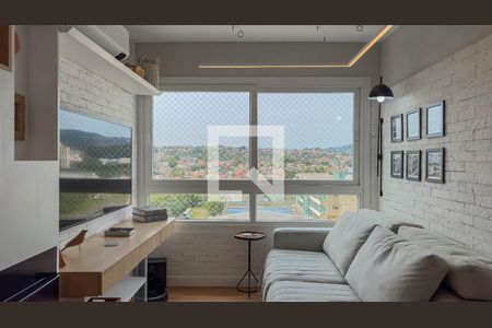 Sala de apartamento à venda com 2 quartos, 60m² em Jardim do Salso, Porto Alegre