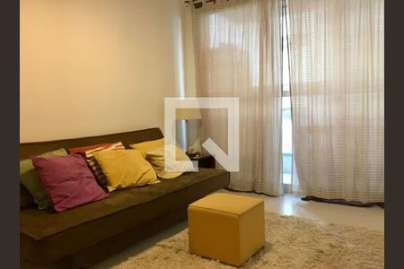 Sala de apartamento para alugar com 1 quarto, 43m² em Ponta da Praia, Santos
