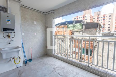 Varanda / área de serviço de apartamento para alugar com 2 quartos, 42m² em Conceição, Diadema