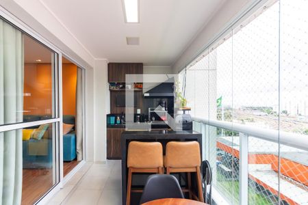 Varanda gourmet de apartamento à venda com 3 quartos, 91m² em Industrial Autonomistas, Osasco