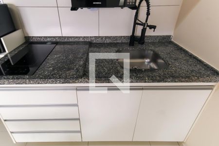 Sala/Cozinha de kitnet/studio para alugar com 1 quarto, 27m² em Brás, São Paulo