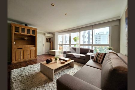 Sala de apartamento para alugar com 3 quartos, 120m² em Moema, São Paulo