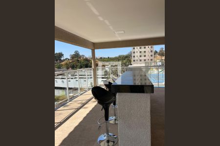 Área externa de apartamento para alugar com 2 quartos, 44m² em Maria da Conceicao, Contagem