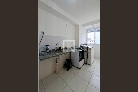 Cozinha de apartamento para alugar com 2 quartos, 42m² em Vila Sonia, Praia Grande
