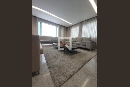 Sala de casa de condomínio à venda com 4 quartos, 360m² em Paquetá, Belo Horizonte