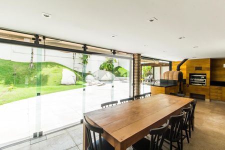 Vista da Sala de casa de condomínio à venda com 5 quartos, 800m² em Residencial Zero (tambore), Santana de Parnaíba