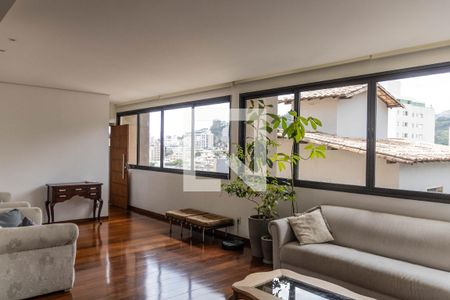 Sala de apartamento à venda com 3 quartos, 188m² em São Bento, Belo Horizonte