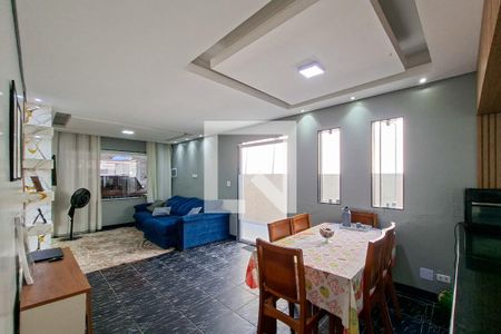 Sala de casa para alugar com 2 quartos, 150m² em Nova Mirim, Praia Grande